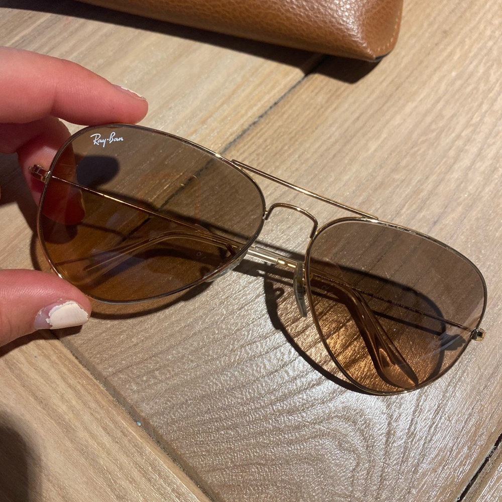 Aviator gold and pink